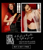 Zivame Lets Live A Little  - Buy 2 Get 1 Free On Everything Collection 