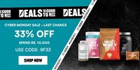 My protein Cyber Monday Sale Flat 33 % Off + Free 5 Gifts 