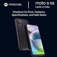 Moto G 5G Lands in India : Checkout its Price, Features, Specifications, and Sale Dates