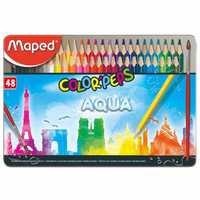 Maped Color'Peps Aqua Water Color Pencil Set - Pack of 48 Rs. 699 - Amazon