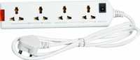 Havells 6A Four-Way Extension Board (White) -1.5 metre Heavy duty wire


