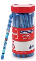 Cello Butterflow Simply Ball Pen Jar Ball Pen 25s