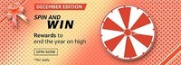 Amazon DECEMBER EDITION SPIN AND WIN ||  Rewards to end the year on high