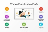 SAMSUNG THE FRAME QA50LS03TAKXXL 50-INCH ULTRA HD 4K SMART QLED TV

