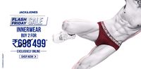 Jack and Jones Flash Friday Sale Buy 2 Innerwear at 499