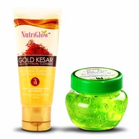 NutriGlow Gold kesar face wash with kesar extracts with aloe vera gel/moisturing/nourshing your skin

