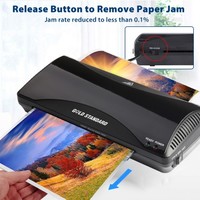 GoldStandard (USA) Professional Hot and cold thermal laminator Automatic A4 size laminators best for home office ID aadhar card paper document with free pouches 8.2 inch Lamination Machine
