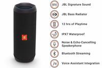  JBL FLIP 4 16 Watts Bluetooth Speaker (Black)