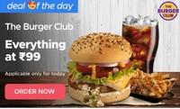 Zomato deal of the day - 99/129/199