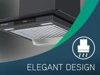 Faber Hood Mercury HC TC BK 60 Auto Clean Wall Mounted Chimney @7999