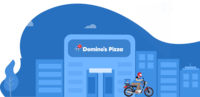 Dominos Pizza: Flat 25% off upto 300/- on min bill off 800