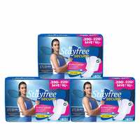 Stayfree Secure XL Cottony Sanitary Napkin 40 Pads-(B2G1) (120 Count)@436