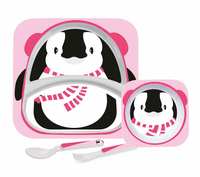 Cello Melmoware Kids Meal Set of 4, Penguin Design
