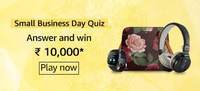 Amazon Small Business Day Quiz || Answer and win ₹10,000