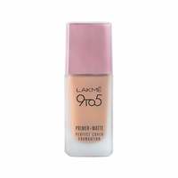 Lakme 9To5 Primer + Matte Perfect Cover Foundation, C100 Cool Ivory, 25 ml

