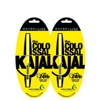 Maybelline New York Colossal Kajal, Black, 0.35g (Pack of 2 at 30% off)

