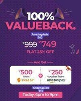 Till 9 PM - Free Timesprime Membership Effectively  | Pay ₹749 & get back 750 worth vouchers