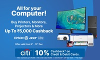 Get 10% Cashback on Laptops and Mobiles on Paytm Mall via Citi Credit and Debit cards