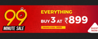 Brandfactory 99 Minute Sale - Everything Buy 3 At Rs 899