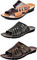 @448 3pc Men Multicolor Flats Sandal