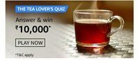 Amazon Funzone The Tea lover's Quiz Answer and Win 10000/- (5 winners)