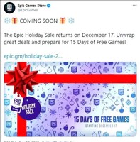 15 free games on epic store for 15 days starting december 17th