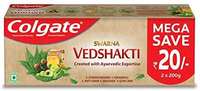 Amazon Pantry : Colgate Swarna Vedshakti Ayurvedic Toothpaste with anti-germ properties for whole mouth protection - 400gm (Saver Pack)
