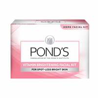 Pond’s Vitamin Skin Brightening Home Facial Kit - With Face wash, Scrub, Nourishing cream, Massage Cream, Mask & Finishing Cream 80 g