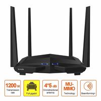 Tenda AC10 1200Mbps Wireless Smart Dual-Band Gigabit WiFi Router (Black)  @2829 + Bank offer 