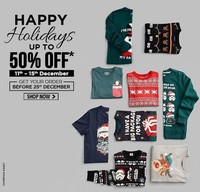 Jack and Jones Happy Holidays Upto 65% Off On Clothing and accessories 11th - 15th 