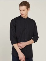 Park Avenue Men Solid Formal Black Shirt