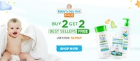Mamaearth Baby's Day Out Sale : Buy 2 Baby Products & Get 2 Best sellers Free 
