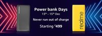 Last Day  - Amazon Power Bank Days Starts From Rs.499