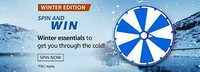 Amazon WINTER EDITION SPIN AND WIN || Winter essentials to get you through the cold!