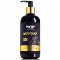 WOW Skin Science Activated Charcoal & Keratin Shampoo - No Sulphates, Parabens, Silicones, Salt & Color - 300 ml
