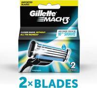 Gillette Mach 3 Cartridges  (Pack of 2)