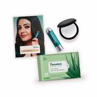 Himalaya Expressive Kajal 2.7 gm & Wipes Combo Pack + Vega compac
