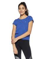 Spunk by FBB Women's Plain Regular Fit Sports T-Shirt