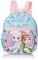 Disney Polyester 21 cms Blue:: Pink School Backpack (MBE-WDP1353)