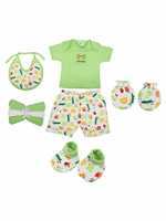 Mee Mee's Pampering Gift Set for New Borns (8 pcs, Green)