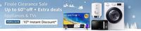 Amazon.in: Finale Clearance Sale | Up to 60% off on TVs & Appliances: Home & Kitchen