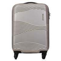 Kamiliant Kam Teku ABS 55 cms Light Gold Hardsided Cabin Luggage (KAM TEKU SP 55cm TSA - LGT GLD)