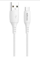 Portronics POR 1179 konnect Nylon Braided 1m usb type C cable - 3.0A Fast charging verified