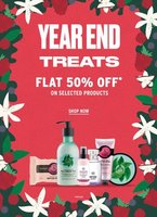 TheBodyshop Year End Treats - Flat 50% Off on Selected Products + Extra 5% Off Via HDFC Cards