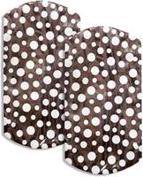 Stylista Refrigerator Handle Cover  (White, Black)