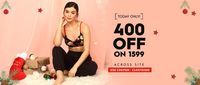 Clovia Today Only Sale- Flat Rs. 400 off on Rs. 1599 Across site + Extra 3% off on prepaid payment via coupon