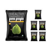 44% Off - The Healthy Cravings Co - Party Pack - Roasted Pea Pops - Herbed Cheese & Tomato (Pack of 6, 50g Each)