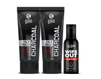 Beardo Charcoal Facewash ( Pack of 2) with Sanitizer