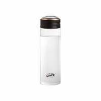 Cello Splash Borosilicate Water Bottle, 450ML, Black
