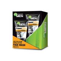 Garnier Men Power white Anti-Pollution Double Action Facewash, Pack of 2, 200g

